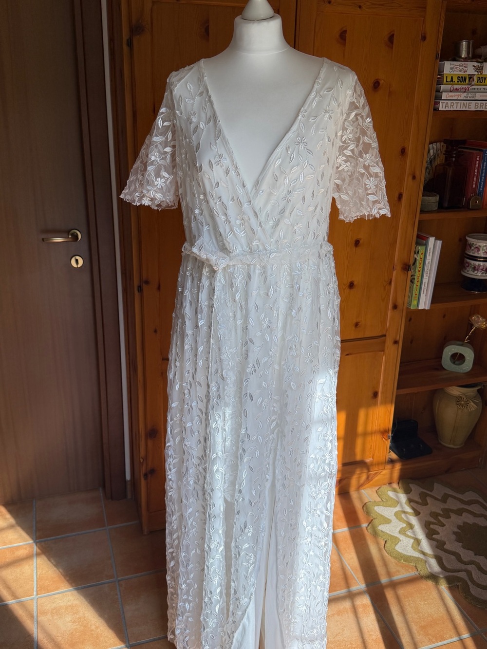 Baltic Born Marseille Embossed Maxi Dress